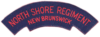 Shoulder flash for the North Shore Regiment