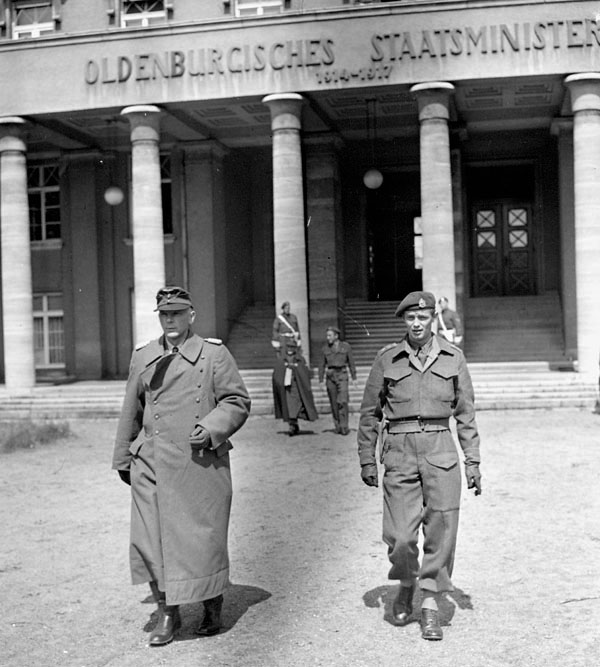 Germans surrender in northern Germany