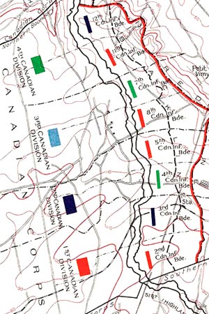 Vimy Ridge Map