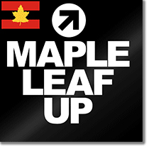 Maple Leaf Up road sign